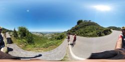 Bajando Lagos de Covadonga con la Huesera