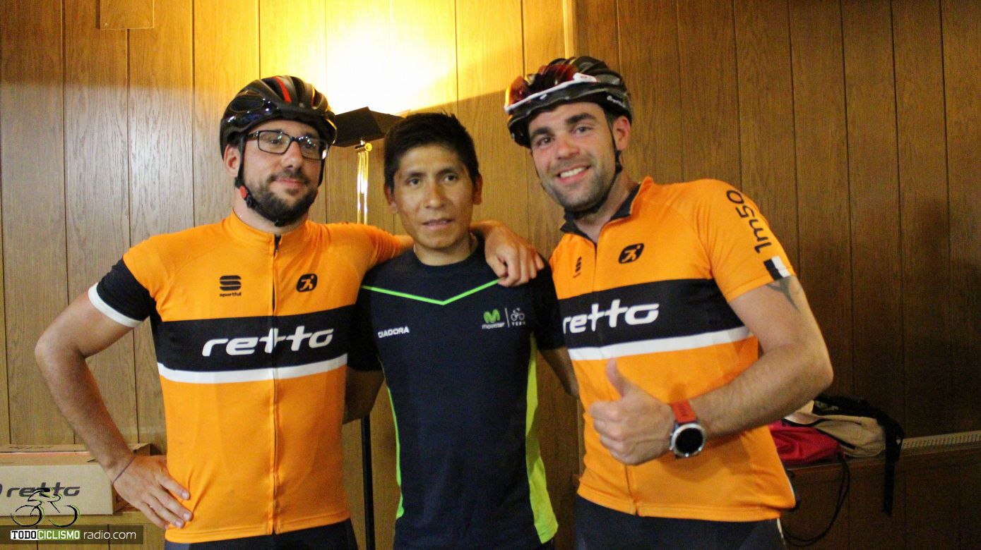 Besugo Faceta George Eliot Conociendo a Nairo Quintana con Retto, Everest en Valencia con Miguel Angel  Granero
